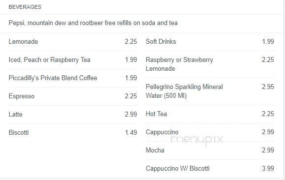 Piccadilly Cafeteria - Wichita, KS menu_pic