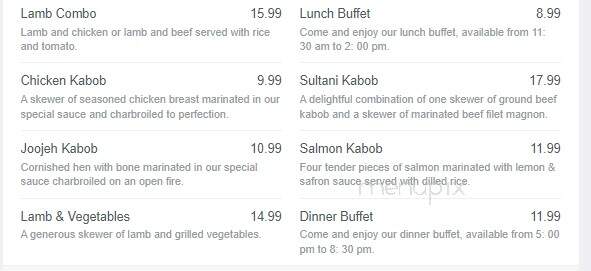 K C Grill & Kabob - Lenexa, KS menu_pic