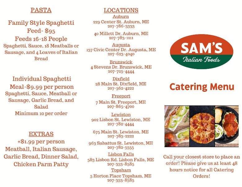 Sam's Italian Foods - Augusta, ME