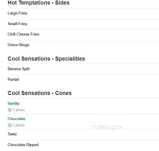 Tastee Freez - Salisbury, MD menu_pic