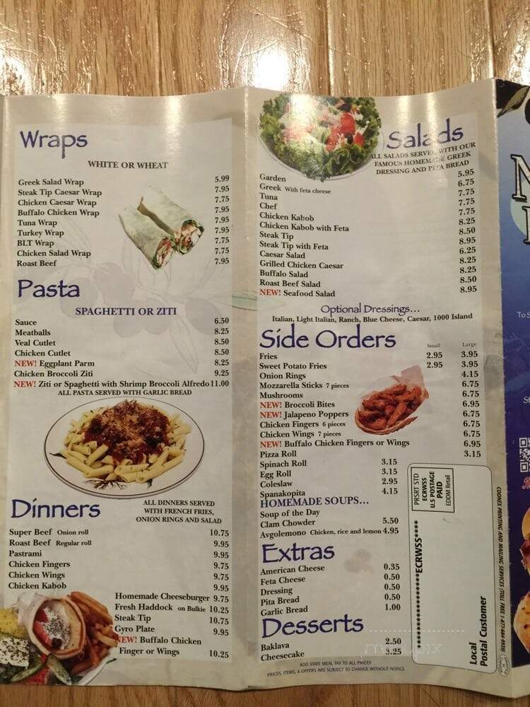 Niko's Place Roastbeef - Salisbury, MA menu_pic