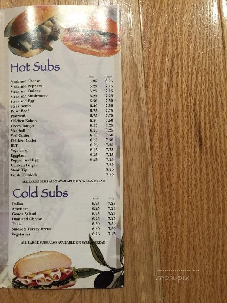 Niko's Place Roastbeef - Salisbury, MA menu_pic