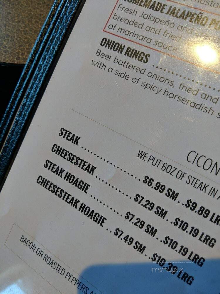 Ciconte's Italian Pizzeria - West Deptford, NJ menu_pic