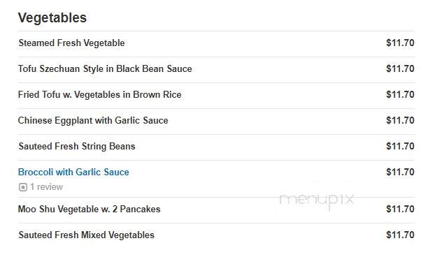 Chen's 22 - Springfield, NJ menu_pic
