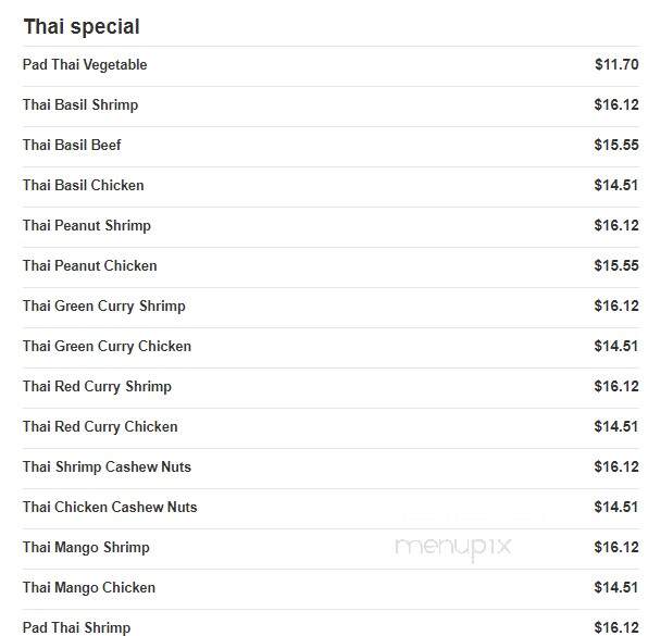 Chen's 22 - Springfield, NJ menu_pic