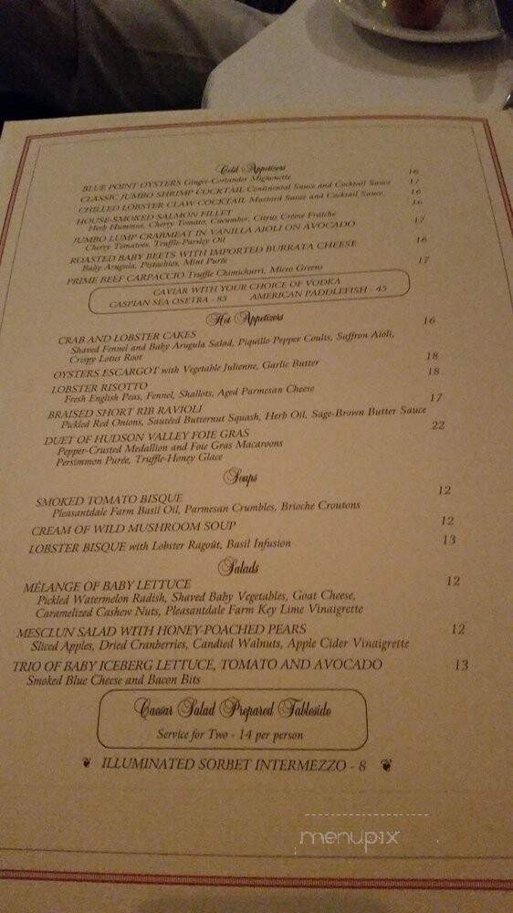 Manor - West Orange, NJ menu_pic