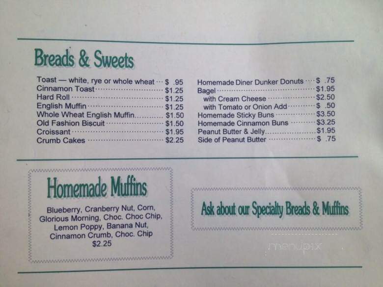 Historic Village Diner - Red Hook, NY menu_pic
