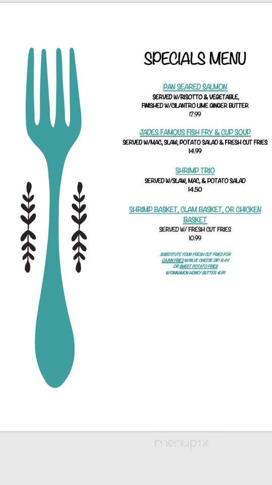 Jades Restaurant - Depew, NY menu_pic