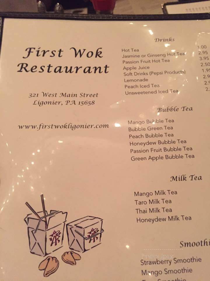 First Wok Chinese Restaurant - Ligonier, PA