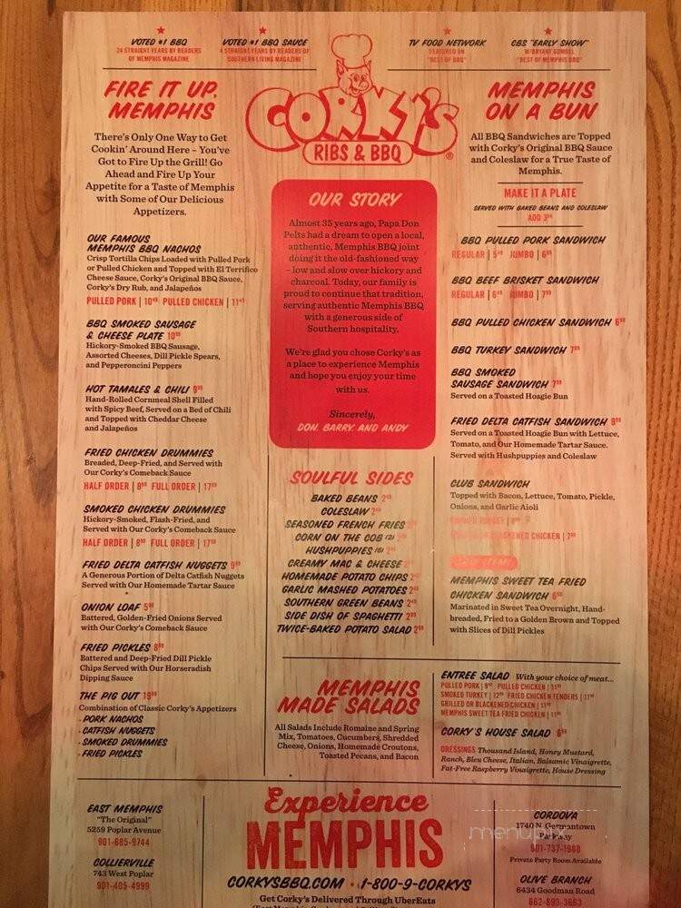 Corky's Bar-B-Q - Cordova, TN