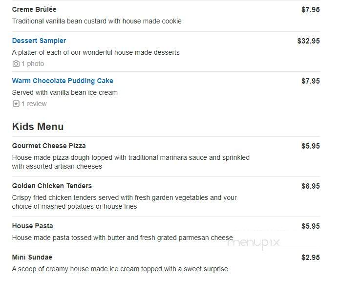 Range At The Barton House - Salado, TX menu_pic