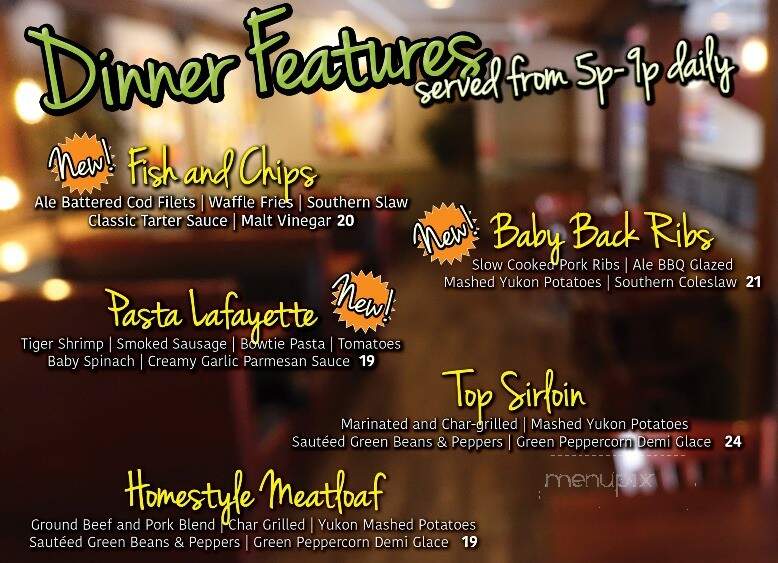 Byers Street Bistro - Staunton, VA menu_pic