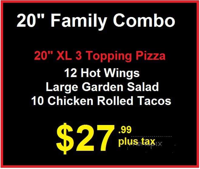Marvin's Pizza Place - Vista, CA menu_pic