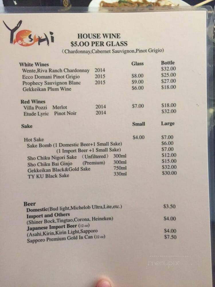 Yoshi Asian Fusion - Lake Jackson, TX