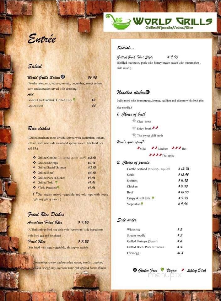 World Grills - York, PA menu_pic