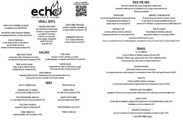 Echo Restaurant and Lounge - Brattleboro, VT