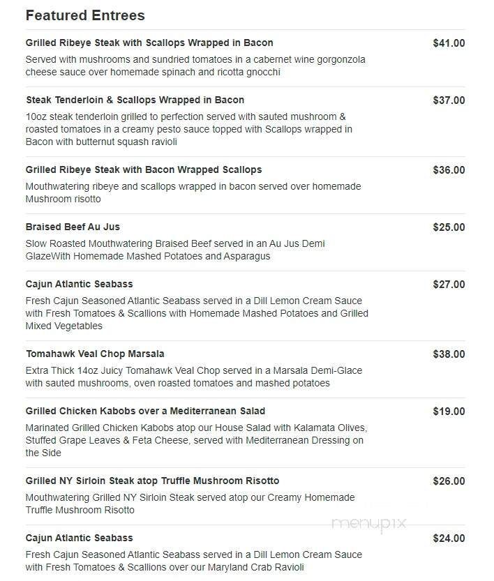 Il Forno - Littleton, MA menu_pic