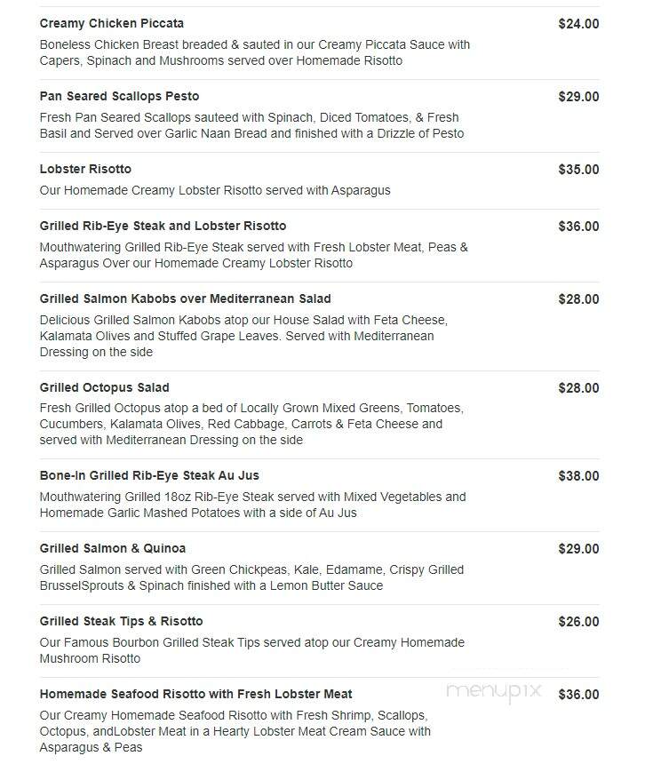 Il Forno - Littleton, MA menu_pic