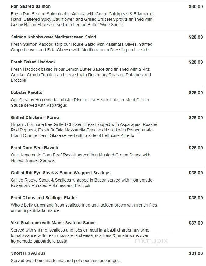 Il Forno - Littleton, MA menu_pic