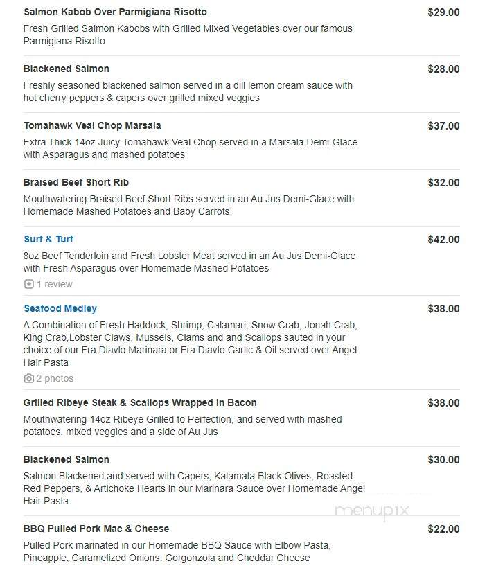 Il Forno - Littleton, MA menu_pic