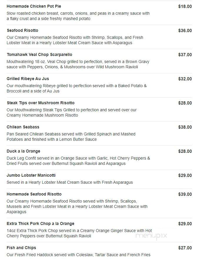 Il Forno - Littleton, MA menu_pic