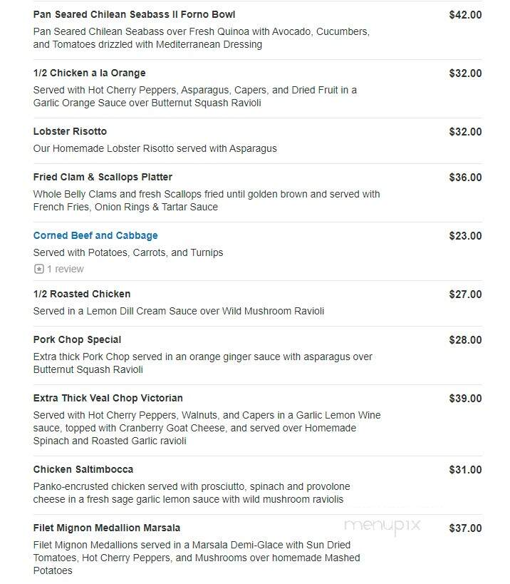 Il Forno - Littleton, MA menu_pic