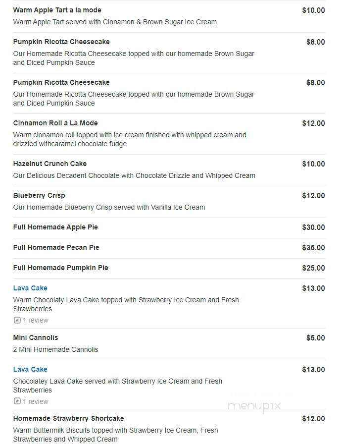 Il Forno - Littleton, MA menu_pic