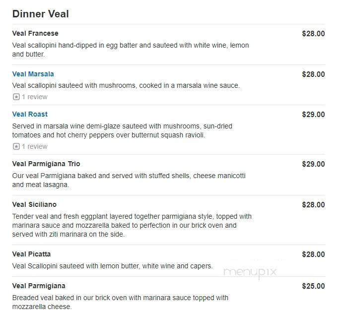 Il Forno - Littleton, MA menu_pic