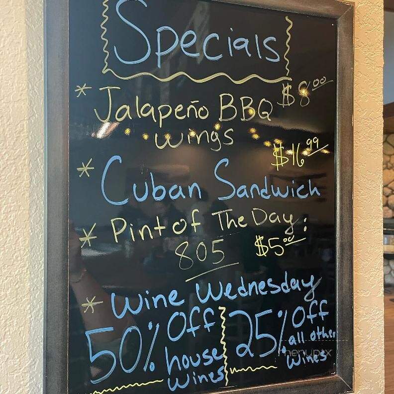 The Hangar Bar - Santa Paula, CA menu_pic