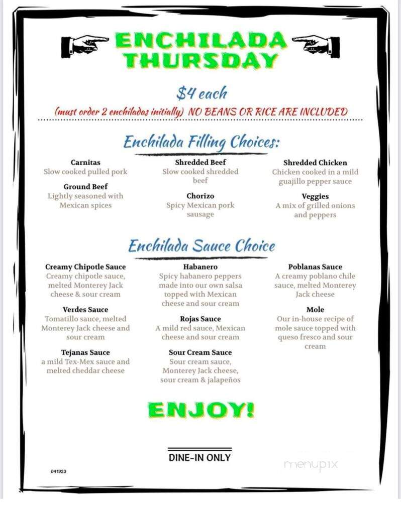LunaZul - Hampstead, MD menu_pic