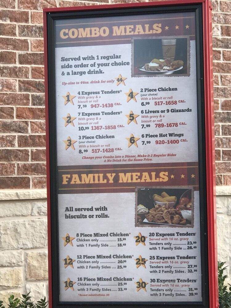Chicken Express - Weatherford, OK menu_pic