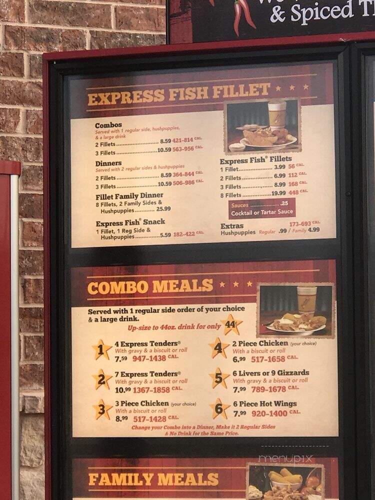 Chicken Express - Weatherford, OK menu_pic