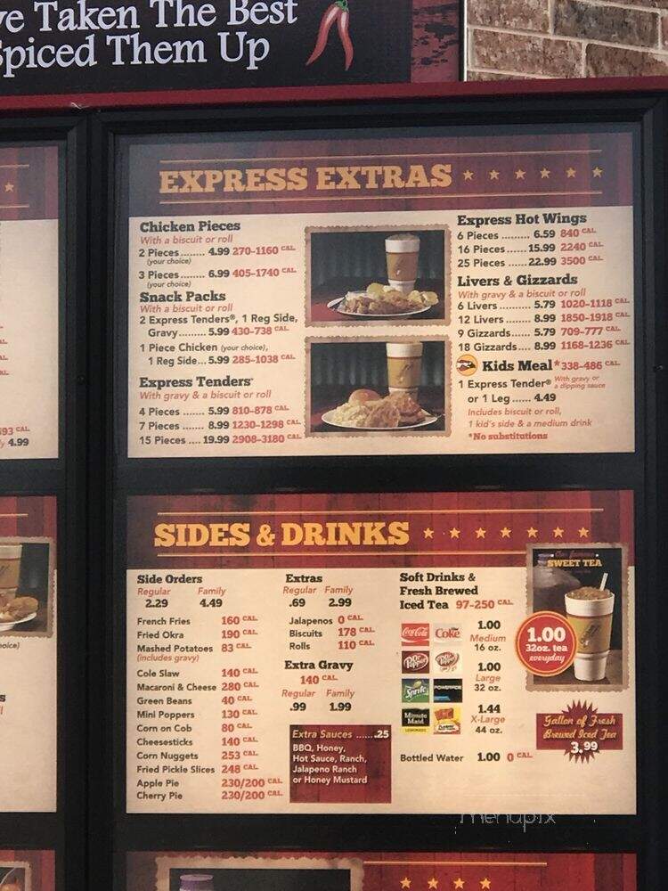 Chicken Express - Weatherford, OK menu_pic