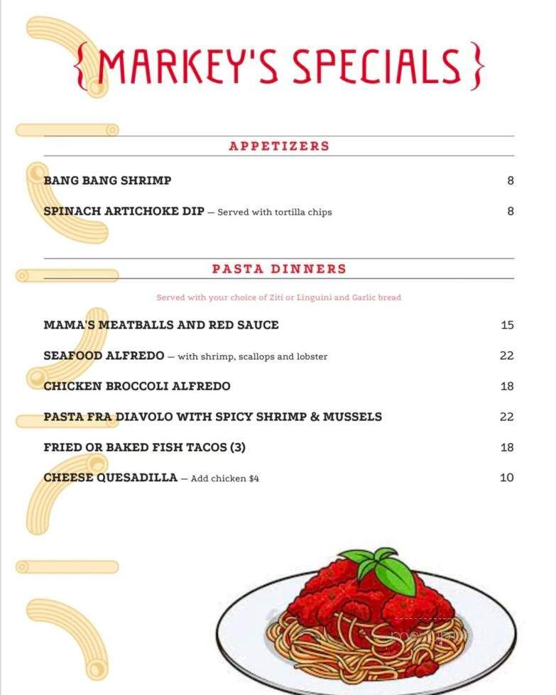Markys Lobster Pool - Seabrook, NH menu_pic
