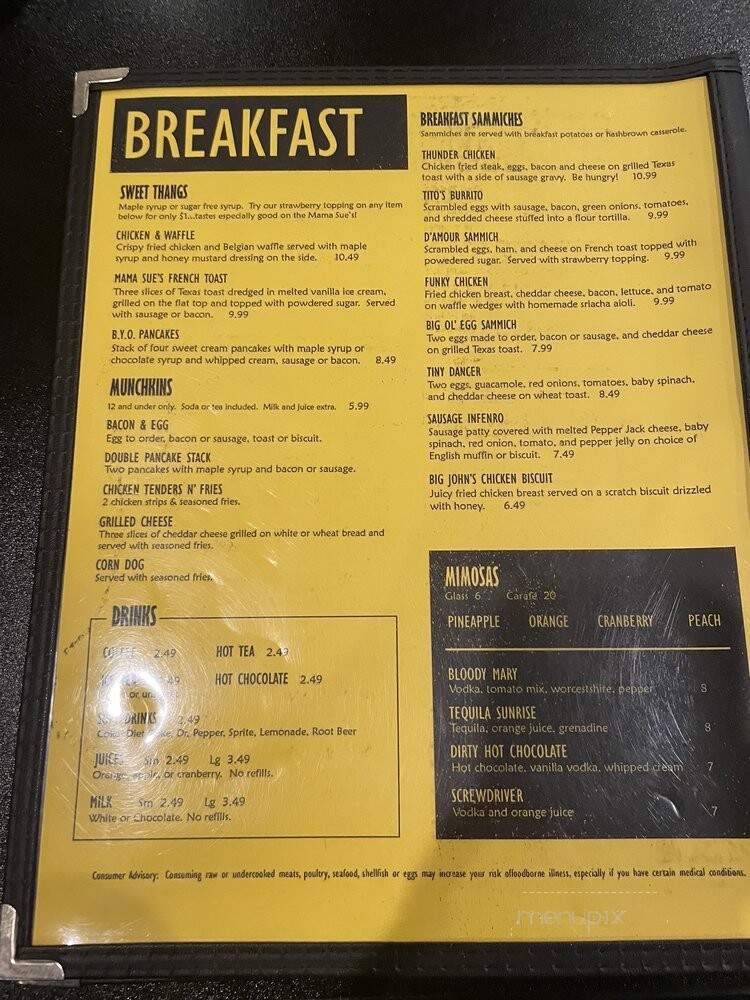 Wally Hatchet's - Memphis, TN menu_pic