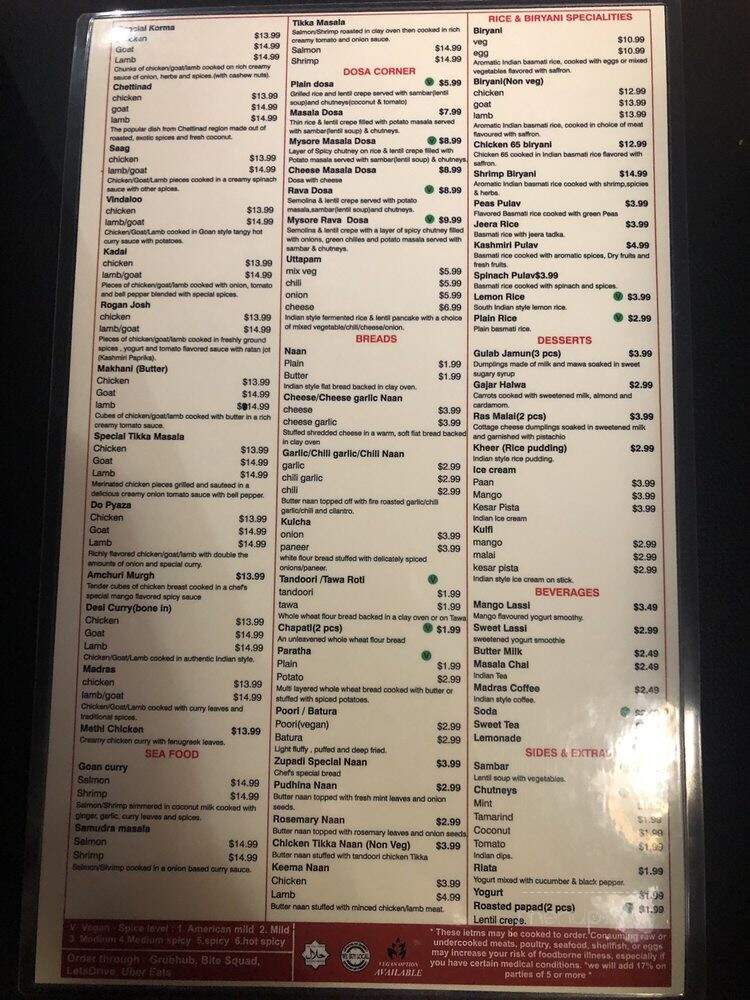 Zupadi - Strongsville, OH menu_pic