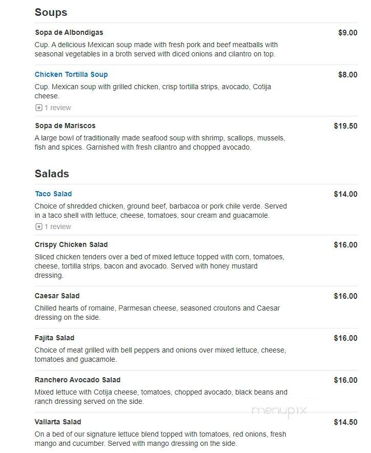 Mexicali Cantina Grill - Swampscott, MA menu_pic