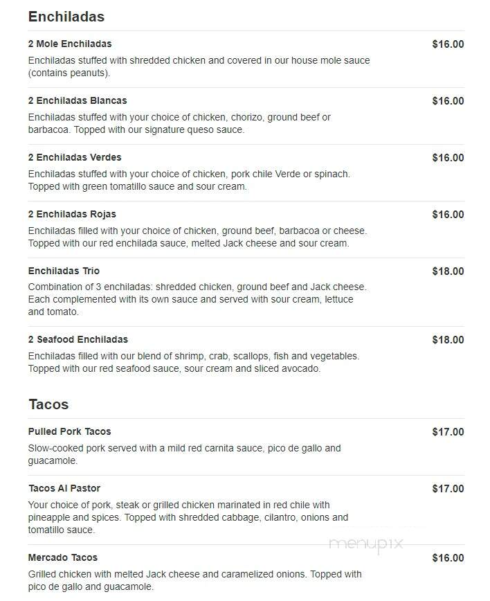 Mexicali Cantina Grill - Swampscott, MA menu_pic
