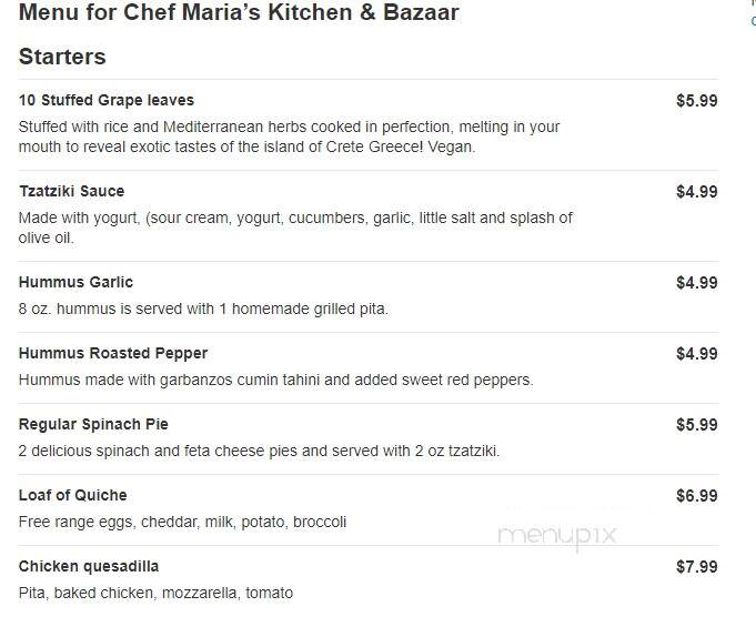 Chef Maria's Kitchen & Bazaar - Radcliff, KY