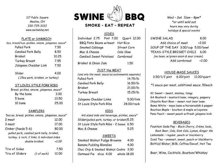 Swine BBQ - Medina, OH