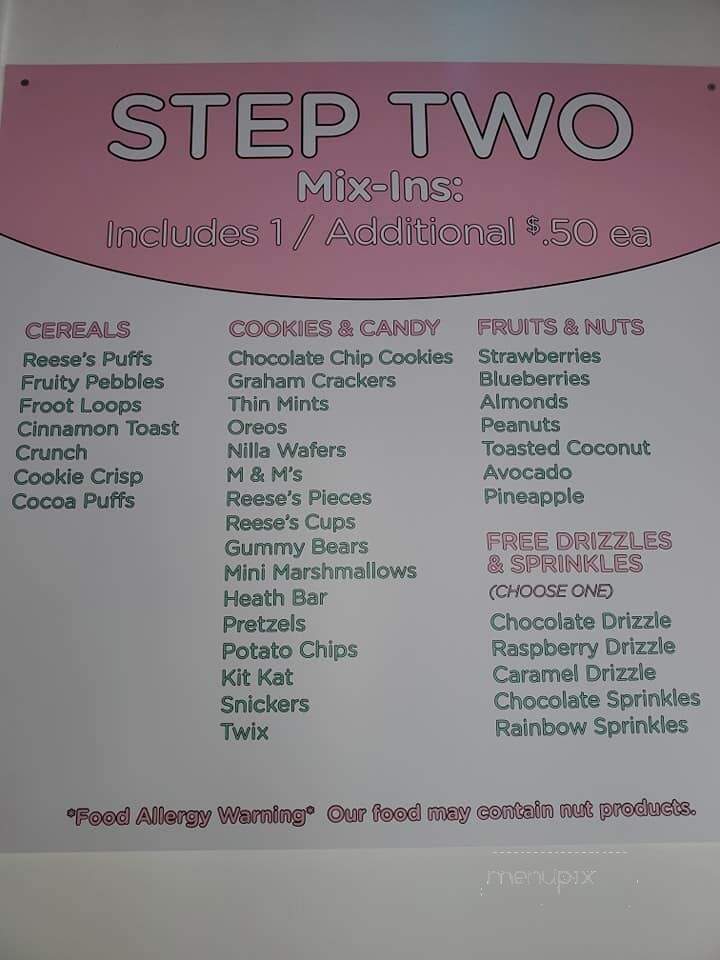 The Ice Cream Social - Gallatin, TN menu_pic