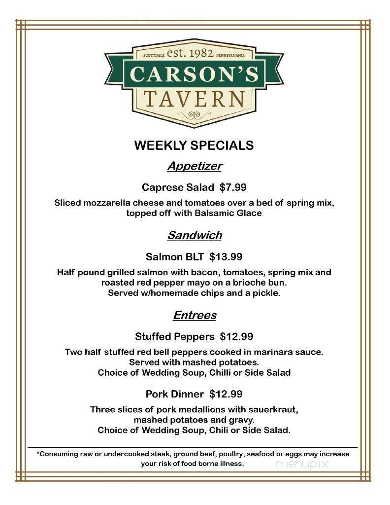 Carson's Buffet and Tavern - Scottdale, PA