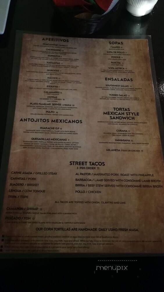Little Mexico Restaurant - Medford, NY menu_pic