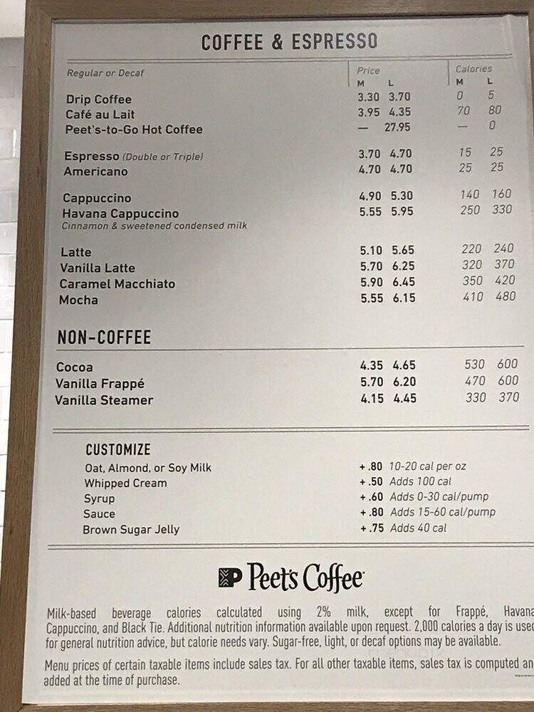 Capital One Cafe - Canoga Park, CA menu_pic