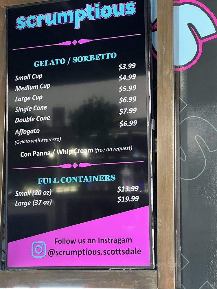 Scrumptious - Scottsdale, AZ menu_pic