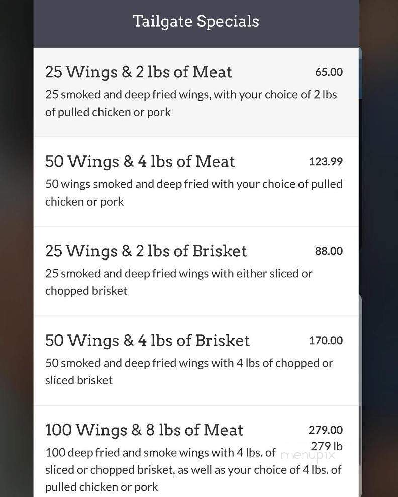 Smitty Smokin Soulfood - Easley, SC menu_pic