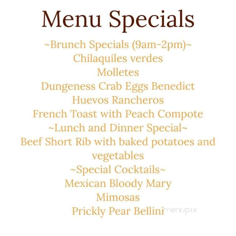 Adrian's Restaurant & Tequila Bar - Bellevue, WA menu_pic