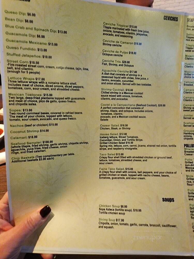 Senor Tequila - Clearwater, FL menu_pic