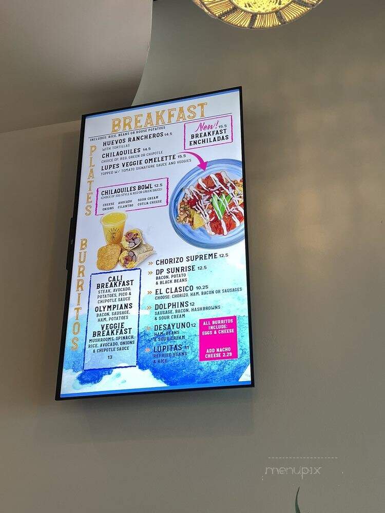 Lupes Mexican Eatery - Aliso Viejo, CA menu_pic
