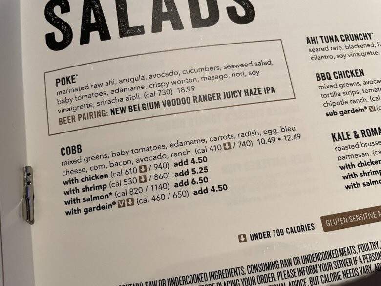 Yard House - Sarasota, FL menu_pic